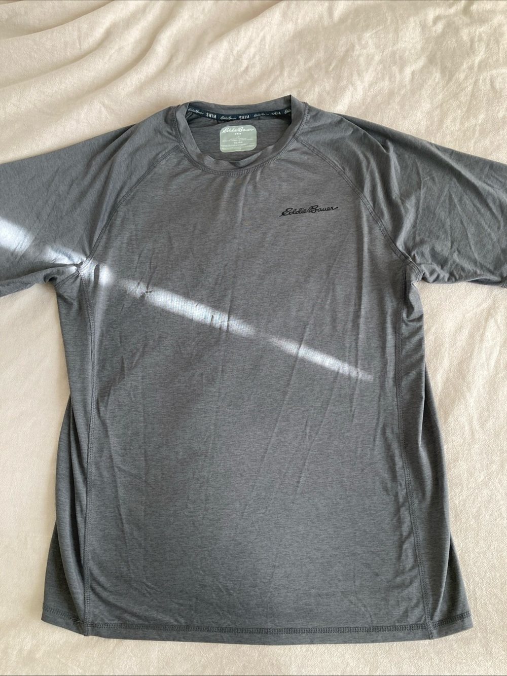 Eddie Bauer Men's Dark Gray Short-Sleeve Performance Tee